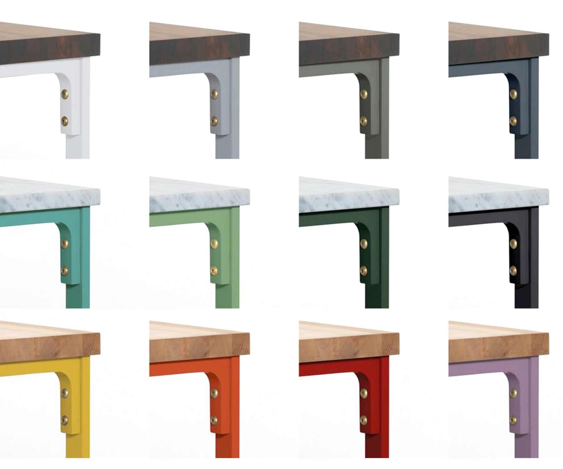 Bar Table Frame Color Options