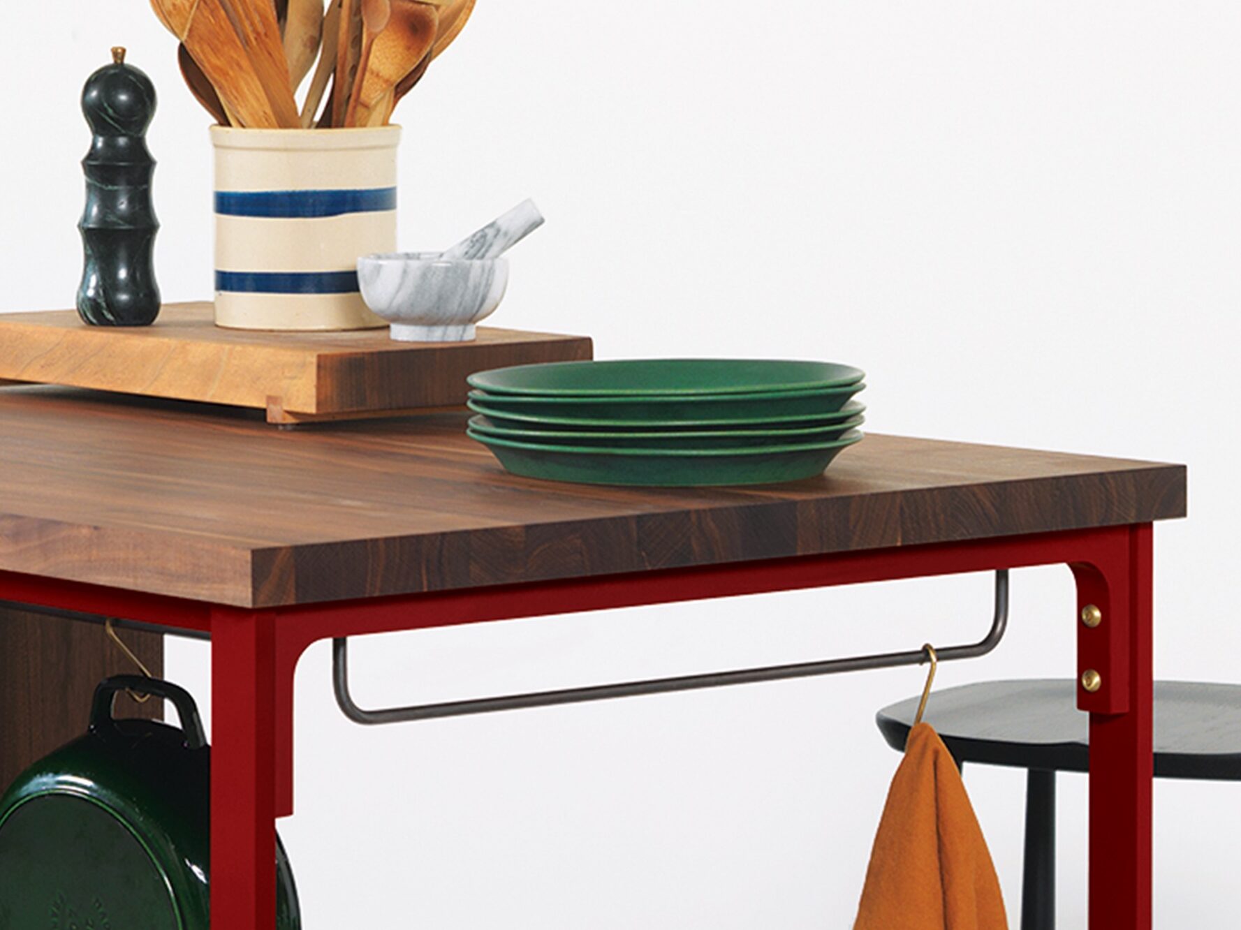 Wood Topped Office Work Table